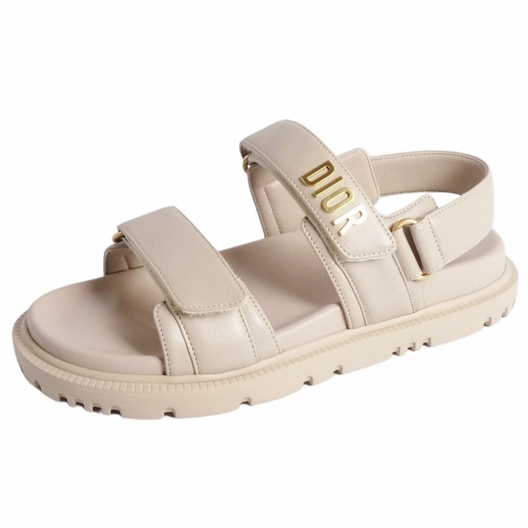 Sandales Dior Christian Dioract Act Logo Cuir d'agneau 36 (23 cm (9,06 Occasion MOLO 0