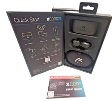 AXIL XCOR PRO Bluetooth Tactical Earbuds Includes Charging Case Black XCOR-R
