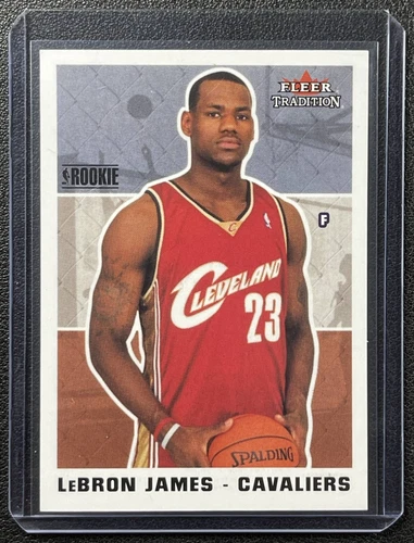 LEBRON JAMES 2003-04 FLEER TRADITION #261 ROOKIE RC CAVALIERS D