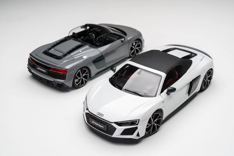 Audi R8 Spyder カスタム仕様 ミニカー 1/18 Audi R8 V10 2021 Spyder Performance KENGFAI Diecast Model Car
