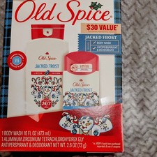 NIB Old Spice J Frost Mint Holiday Set Body Wash 16oz Deodorant 2.6oz
