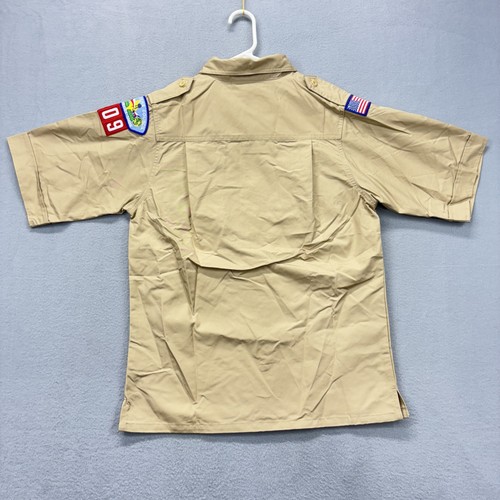 Boy Scouts of America Uniform Shirt Youth Large Short Sleeve Council Patches - Picture 7 of 12