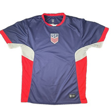 U.S. Soccer USMNT Jersey Mens L Blue USA National Team Officially Licensed