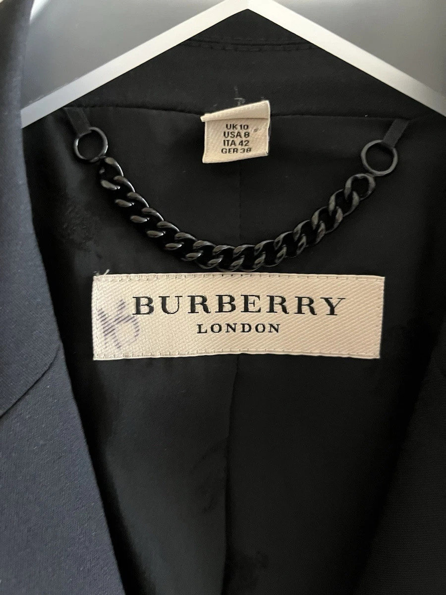 Blazer negro Burberry años 90-2000 mujer talla US8 FORRO 2 BOTONES NECESITA REPARACIÓN