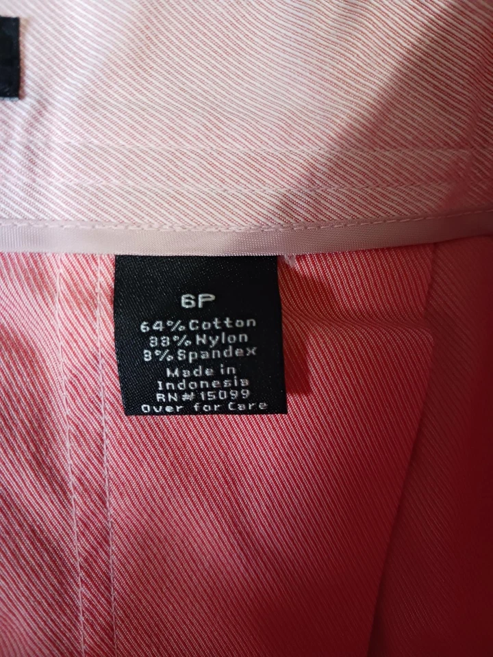 Falda Apostrophe Mujer 6P Rosa Plisada Hasta la Rodilla Pequeña Carrera Oficina Trabajo Foto 4 de 4