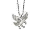 Stainless Steel Eagle Charm with 24 Inch Chain