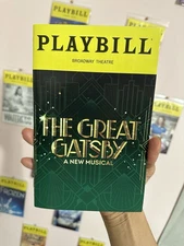 Broadway The Great Gatsby Musical Playbill Aug 2025 Theatre New York