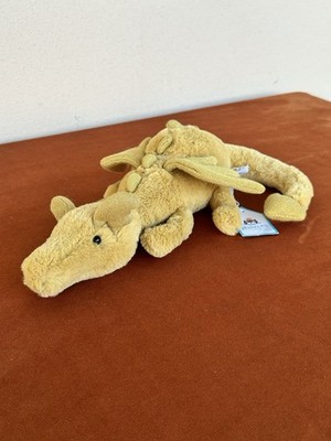 NEW Jellycat Little Golden Dragon BNWT Small Dragon Retired Genuine HTF cm.26