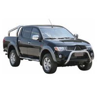 FrontbüGel FrontschutzbüGel FüR Mitsubishi L200 2006-2009 ø76Mm Stahl Silber