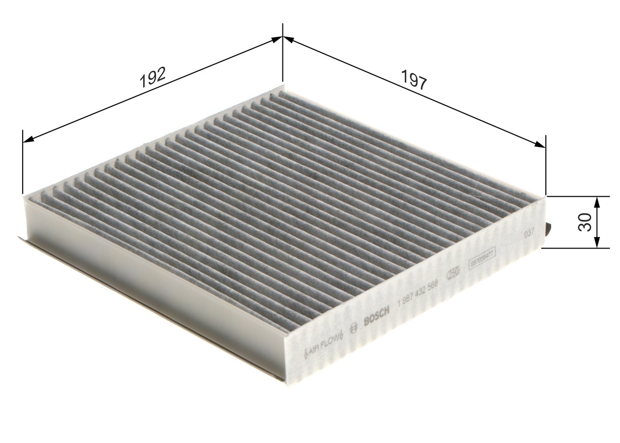 BOSCH-OE 1 987 432 568 Filter, cabin air for JAGUAR