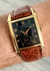 Girard-Perregaux Vintage 18K Solid Rose Gold 1945 ref. 2595 Mens Tank Box Papers
