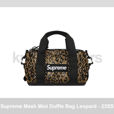 バッグ supreme mesh mini duffle bag leopard Supreme Mesh Mini Duffle Bag Leopard - 23SS | eBay