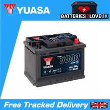 Yuasa YBX9027 - AGM Start Stop Plus Battery - 12V 60Ah 640CCA - 5 Yr Warranty
