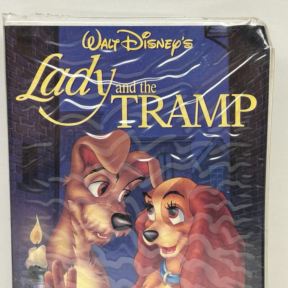 Lady & the Tramp New Sealed! VHS Disney Video Tape Black Diamond Classic Rare! - Image 3 of 4