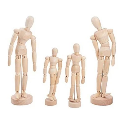 Manichino nel Legno Blockhead, Figura di Artista nel Legno Modello di Bambo3321 - Imagen 1 de 4