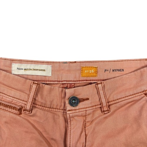 Pilcro and The Letterpress Womens Peach Hyphen Fit Shorts Pockets Size 26 - Picture 4 of 9