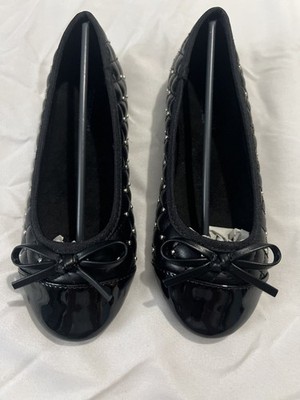 Girls Cap Closed Toe Ballet Flats