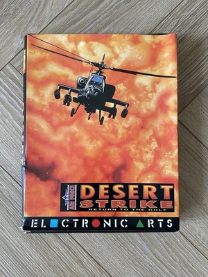 Desert Strike Commodore Amiga Big Box EA Electronic Arts komplett 1992