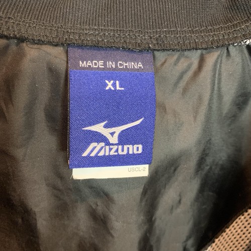 Mizuno Windbreaker Jacket Mens XL Vented Black 1/4 Zip Short Sleeve Pullover - Picture 7 of 15