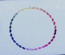 3x6 mm Natural Rainbow Sapphire Marquise Cut 36 pcs Stunning Loose Gemstone
