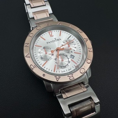 Pandora Stainless Steel Watch with Pink Dial Unbranded | Accessories | Mary Kate And Ashley Vintage Pink  main image 2