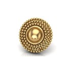Sunset Threadless End M.us.h.room Piercing Mushroom Body Jewelry 14K Yellow Gold