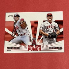 2023 Topps - One Two Punch - Shohei Ohtani - Reid Detmers - Angels - 12P-23