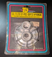 Trans-Dapt Performance Products 1058 Oil Filter Bypass Adapter Spin-On NEW