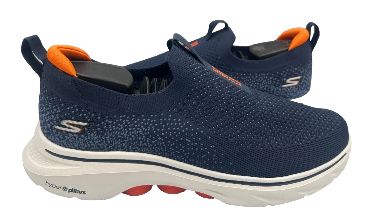 Skechers Men’s Go Walk 54601 Gray/Orange Running Shoes Sneakers Sz 10 Preowned Amazon.com | Skechers Men main image 3