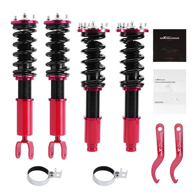 #ad #ad Coilover Shock Absorber Adjustable FIT For Honda Accord 8th Gen 2008 2012 $470.99