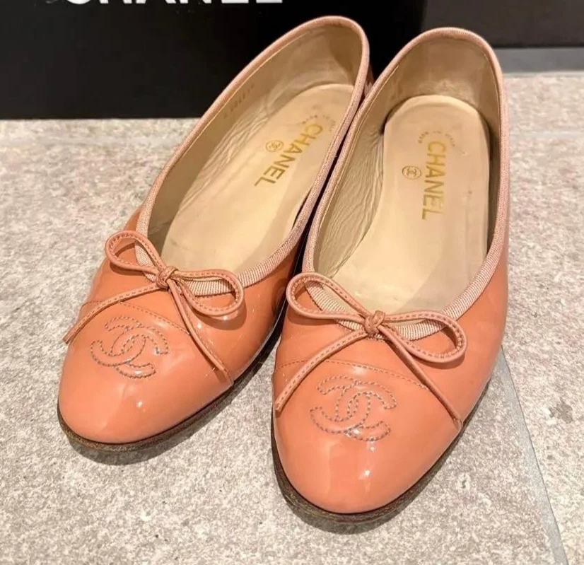 CHANEL Patent Leather Chanel Ballerina for Women for sale | eBay