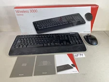 Wireless 3000 Desktop Keyboard & Mouse Microsoft 11F74