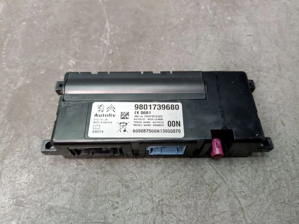 Centralina Display Sistema Infotainment per PEUGEOT 308 SW I (4E, 4H) 9801739680 - Immagine 3 di 4