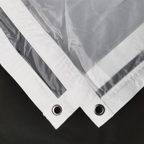Tissu grille silencieux 1/4 quart 12'x12' 3,6x3,6 m #3034 fabriqué en Chine, avec deux coutures - Photo 1/3
