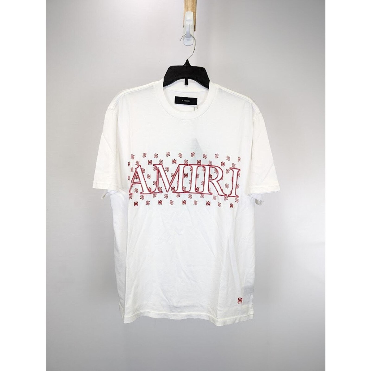 Amiri Q: 2 / Ma Paisley Short Sleeve T-Shirt in White BNWT L