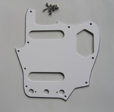 White 3 Ply American Vintage Jaguar Guitar Pickguard Scratch Plate fits Fender
