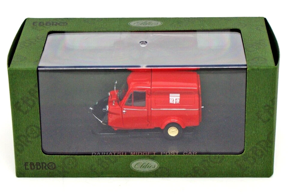 EBBRO 1/43 RESIN DAIHATSU MIDGET 3-WHEELED TRUCK VAN JAPANESE POST JAPAN 1961 - Image 4 of 4