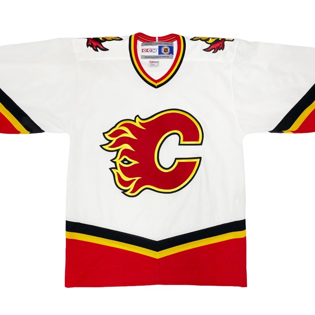 NHL Calgary Flames Specialized Hockey Jersey In Classic Style With