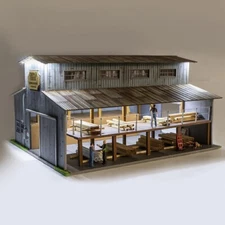 MENARDS CRIPPLE CREEK LUMBER YARD BUILDING! O GAUGE O SCALE TRAIN LAYOUT SCENERY