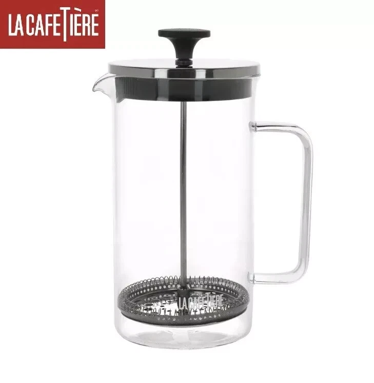 La Cafetière All-Glass French Press Coffee Maker Cafetière Brewer 8 Cup, 1000ml