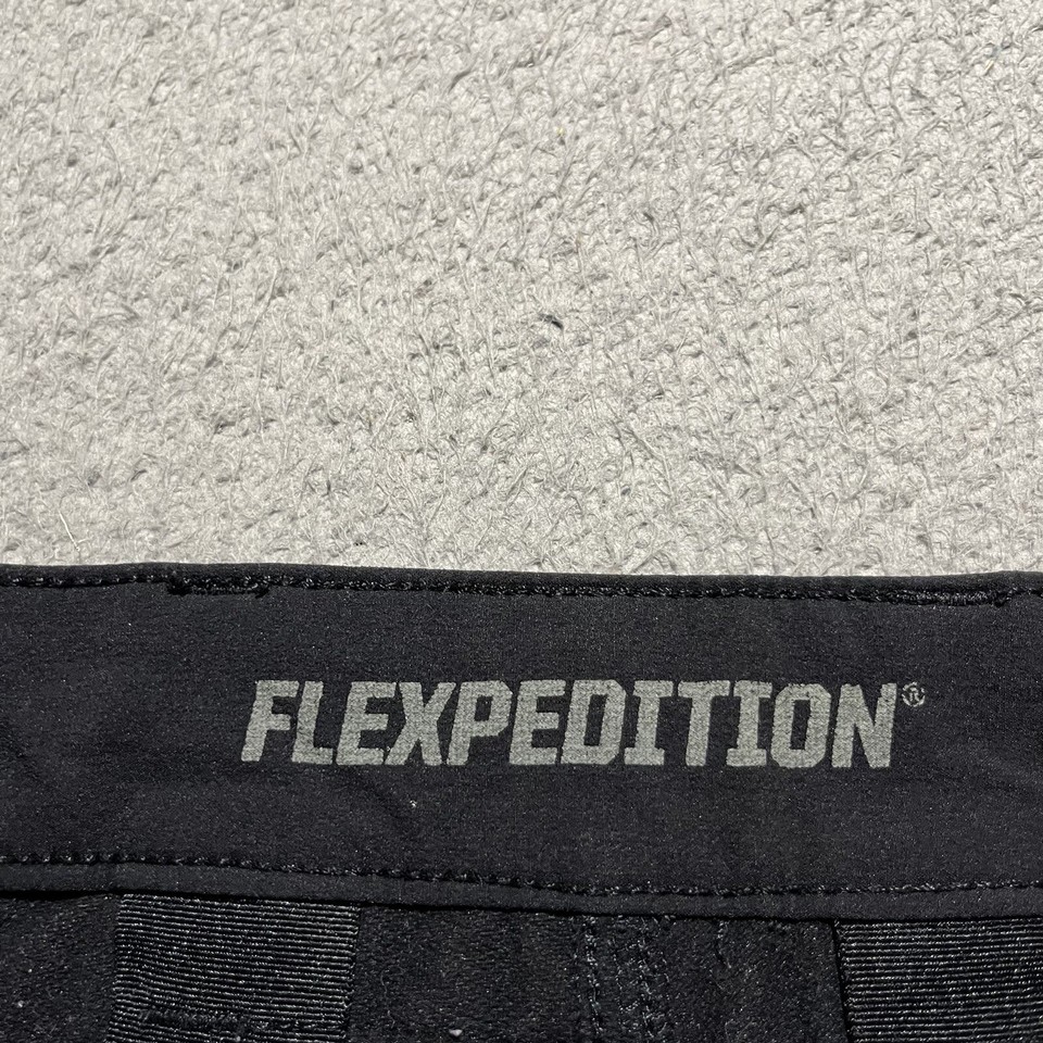 Duluth Trading Co Pants Mens 34x34 Flexpedition Slim Fit Black Cargo