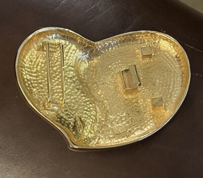 Alexis Kirk Vintage Goldtone Belt Buckle (a few nicks due to 