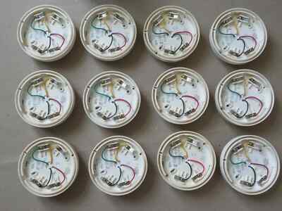 12 Siemens Cerberus Pyrotronic DB-X3RS Fire Alarm Smoke Detector Base ...