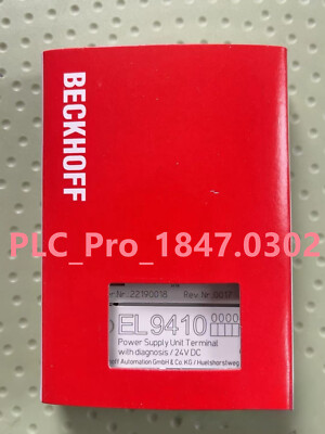 EL9410 1PCS New Beckhoff EL9410 PLC Module Quality Assurance