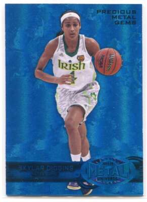 2013-14 Fleer Retro '97-98 Precious Metal Gems Blue Skylar Diggins Rookie 5/50