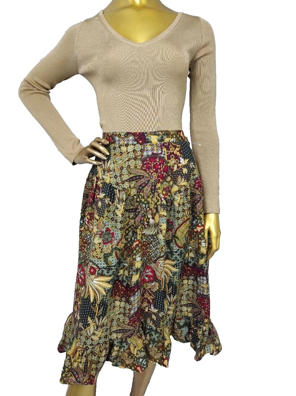 Ethnic/faldas Vintage Diario campesino para Mujeres