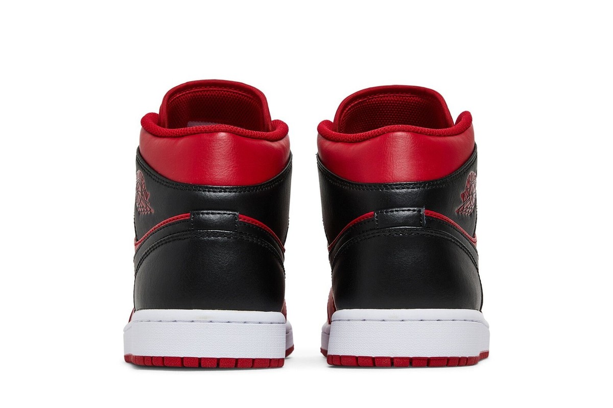 シューズ(女性用) NIKE AIR JORDAN 1 MID \"REVERSE BRED\"23 Jordan 1 Mid Reverse Bred for Sale | Authenticity Guaranteed
