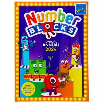 Numberblocks Annual 2024 - Ages 4+ - Hardback - By Sweet Cherry Publishing