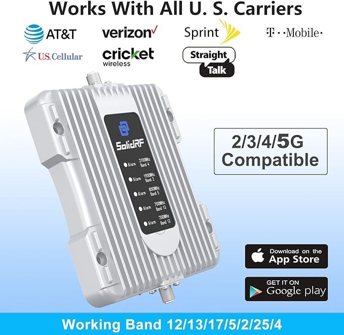 SolidRF Cell Phone Booster for Car , LTE 3G 4G 5G, ALL Carriers! eBay