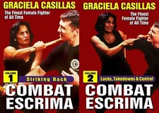 2 DVD Set Combat Escrima Women Filipino Martial Art - Graciela Casillas kali jkd